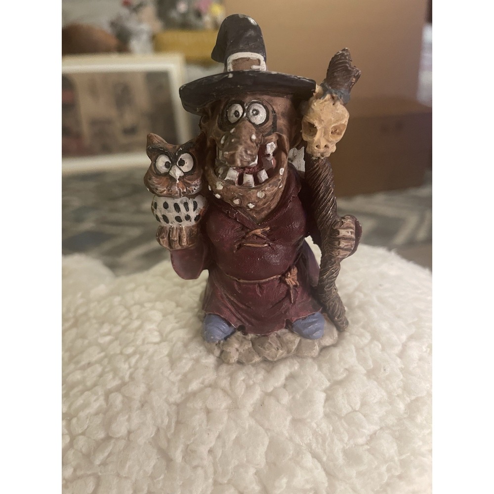 K's collection Goblin witch owl‎ skull Halloween home decor
